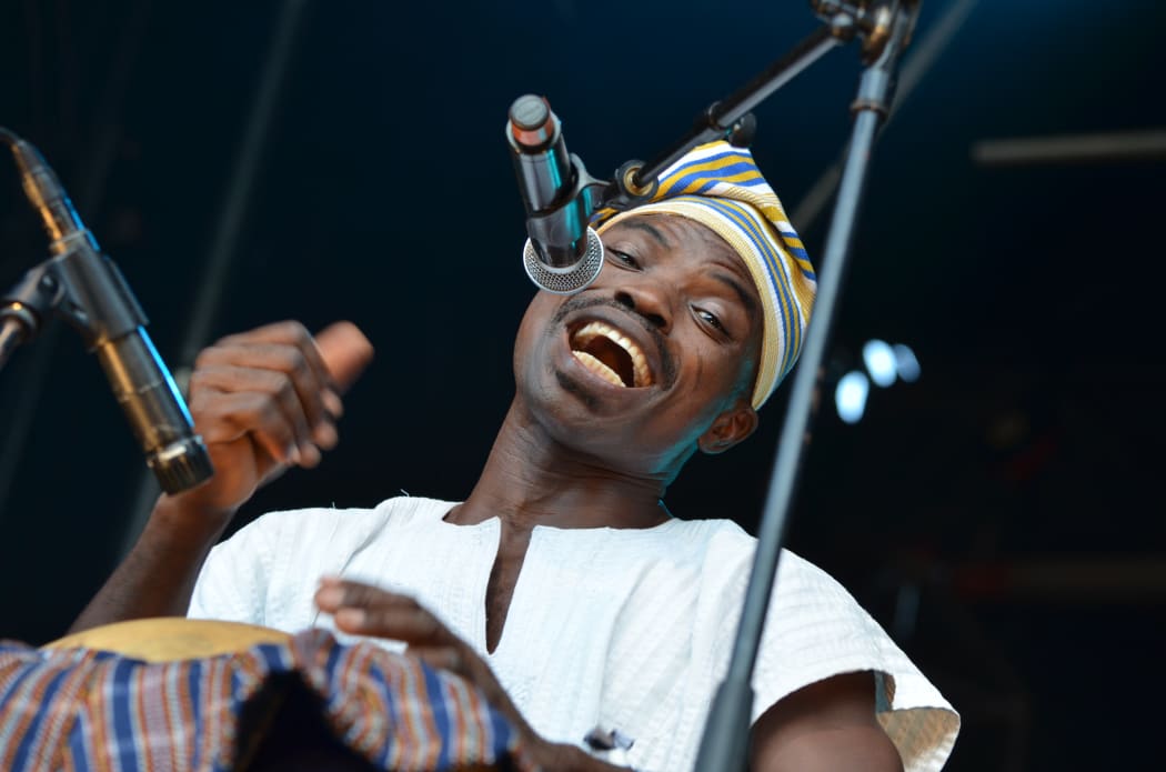 King Ayisoba performing at WOMAD 2020