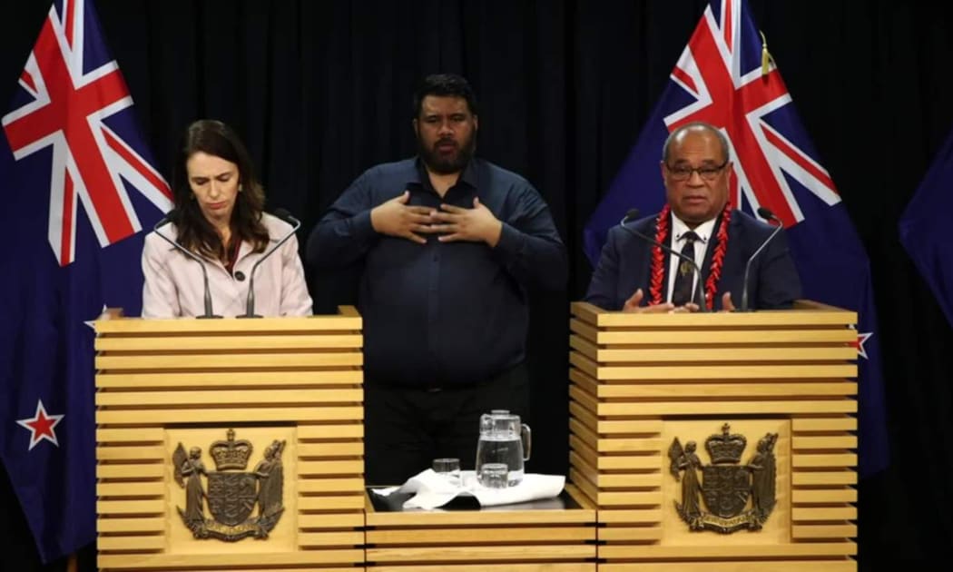 The Prime Minister Jacinda Ardern makes her announcement about a Dawn Raids apology.