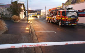 Firefighters were called to the premises on the corner of Glasgow Street and Sullivan Ave fears a chemical had become chemically unstable.