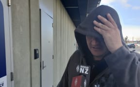 Daniel Nicholas Tuapawa outside court in Christchurch 12 April 2019