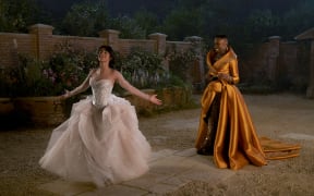 Camila Cabello and Billy Porter star in CINDERELLA
Photo: Kerry Brown
© 2021 Amazon Content Services LLC