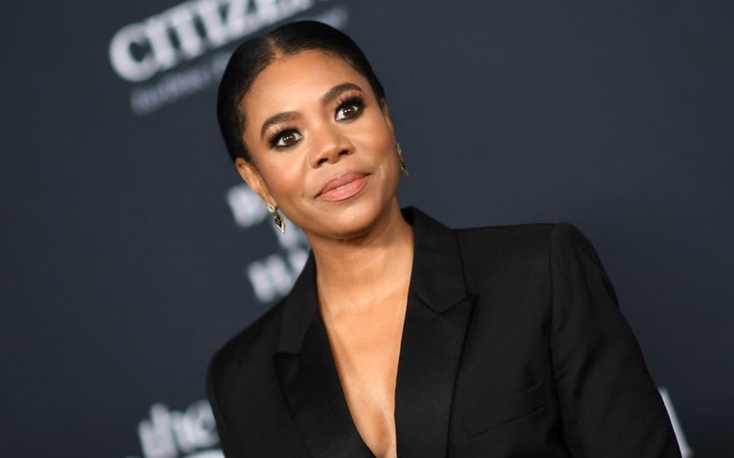 US actress Regina Hall arrives for the sixth annual Instyle Awards at The Getty Center in Los Angeles, November 15, 2021. (Photo by VALERIE MACON / AFP)