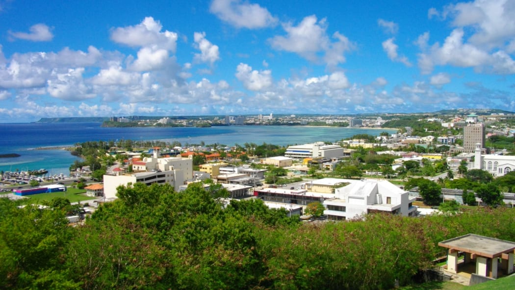 Guam's capital Hagatna, seen from Fort Santa Agueda.