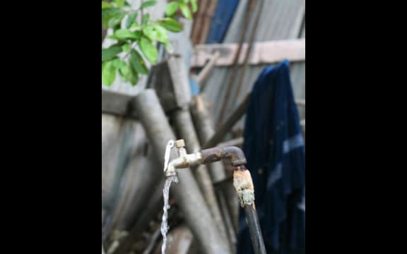 Water services at a settlement. Photo: