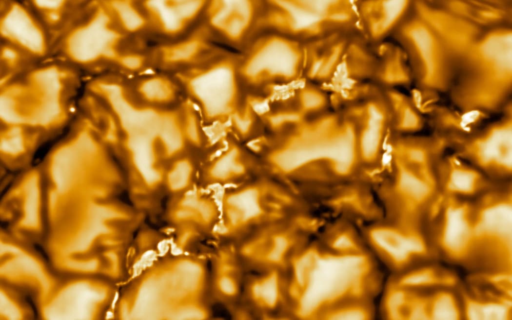 Surface of the sun as seen from Daniel K Inouye Solar Telescope on Hawaii