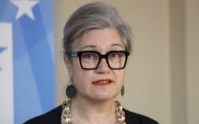 National list MP Harete Hipango during her caucus standup at Parliament, Wellington, 16 November, 2021.