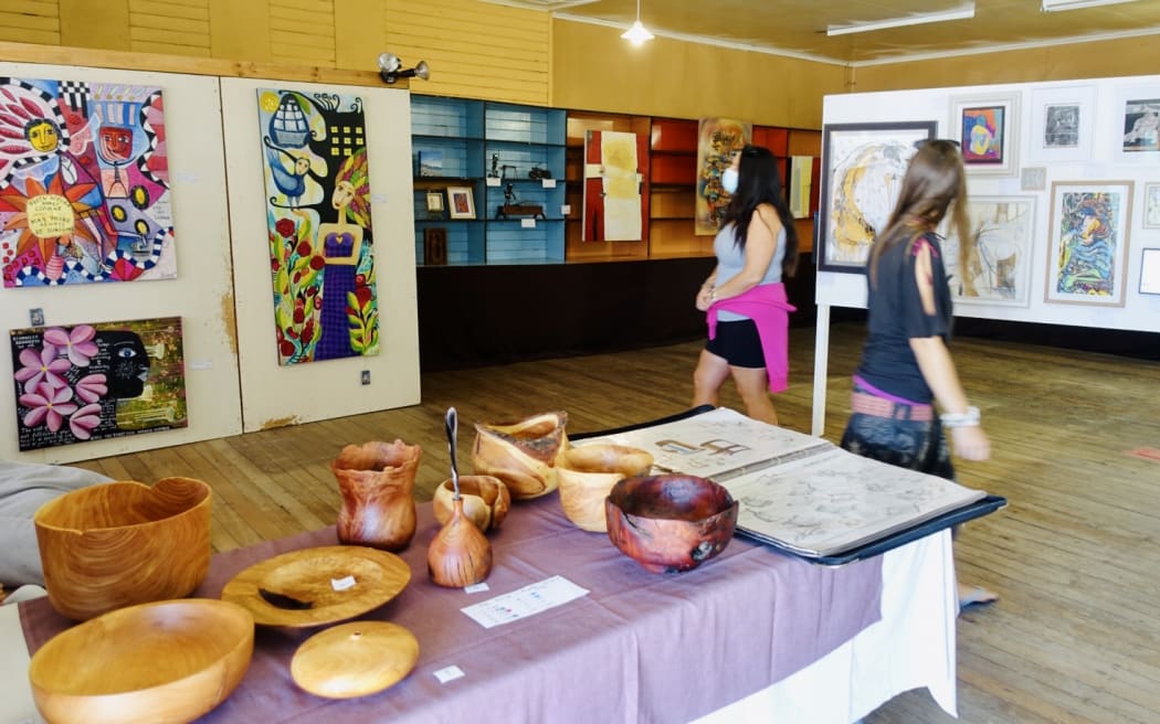 A pop-up exhibition in Karamea