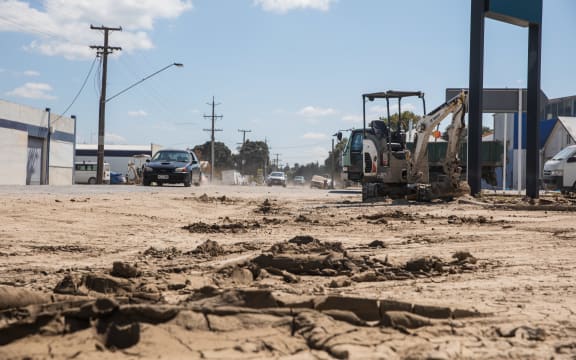 The clean-up continues in Wairoa on 21 February following Cyclone Gabrielle.