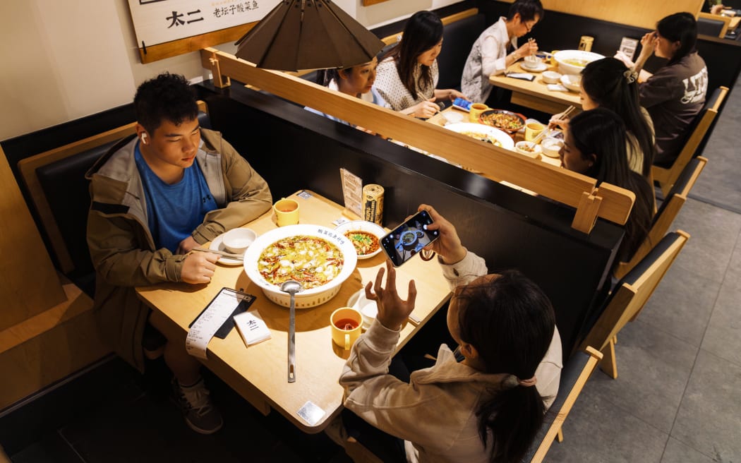 Taier Sichuan Cuisine, located on Lorne Street in central Auckland.
