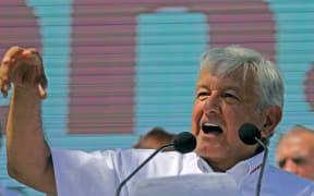Mexico's presidential candidate Andres Manuel Lopez Obrador