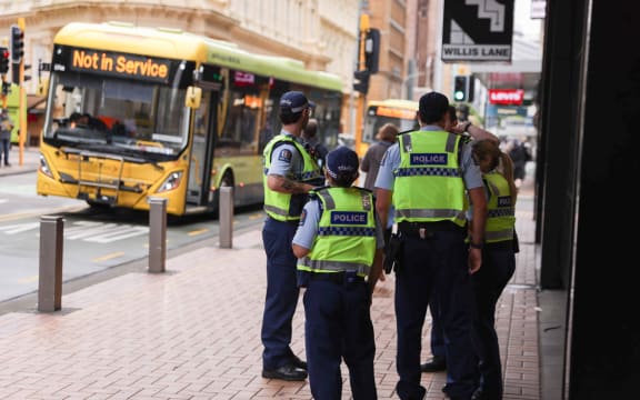 A pedestrian has been taken to hospital in a serious condition after being hit by a bus in central Wellington.
