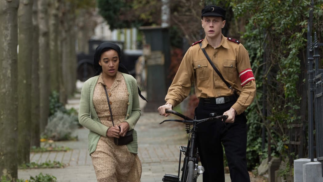 Amandla Stenberg and George McKay as the ill-fated lovers in Where Hands Touch.