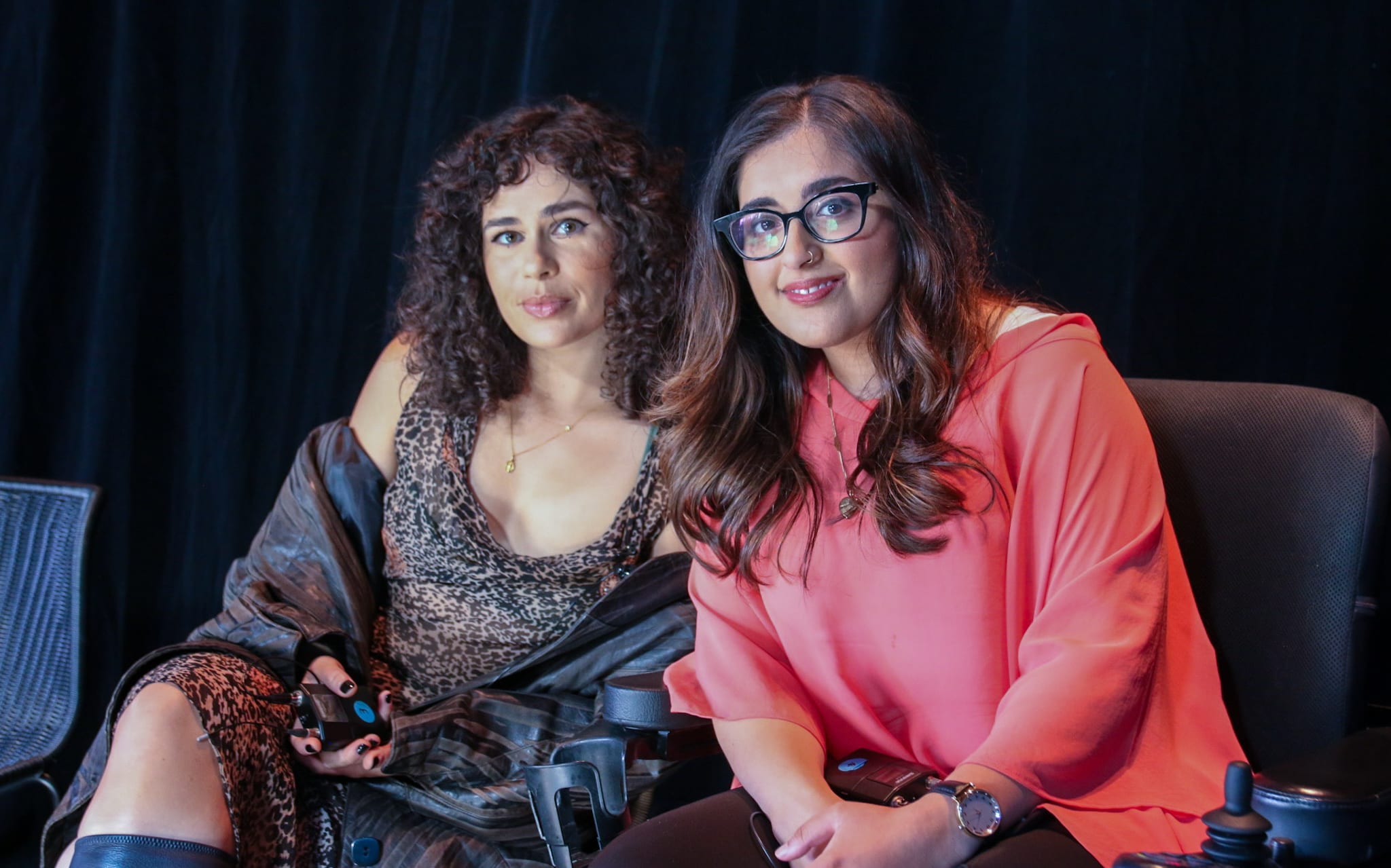 RNZ's Conversations With My Immigrant Parents podcast host Saraid de Silva and writer and disability advocate Latifa Daud.