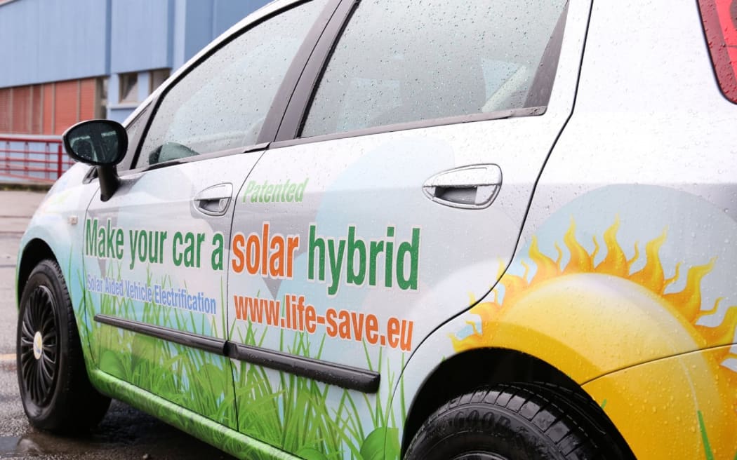 A Life-Save electric-solar hybrid vehicle.