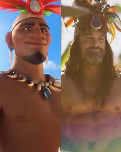 Michael Alisa in Moana Live Action