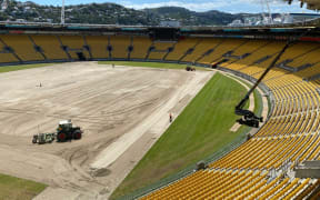 The work on the stadium was completed in 14 days.
