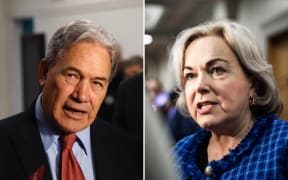 Foreign Affairs Minister Winston Peters and Defence Minister Judith Collins.
