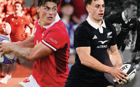 Louis Rees-Zammit and Ruben Love. Graphics: Liam K. Swiggs