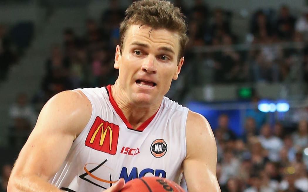 Kirk Penney of the Hawks shoots during the ANBL. 2015.