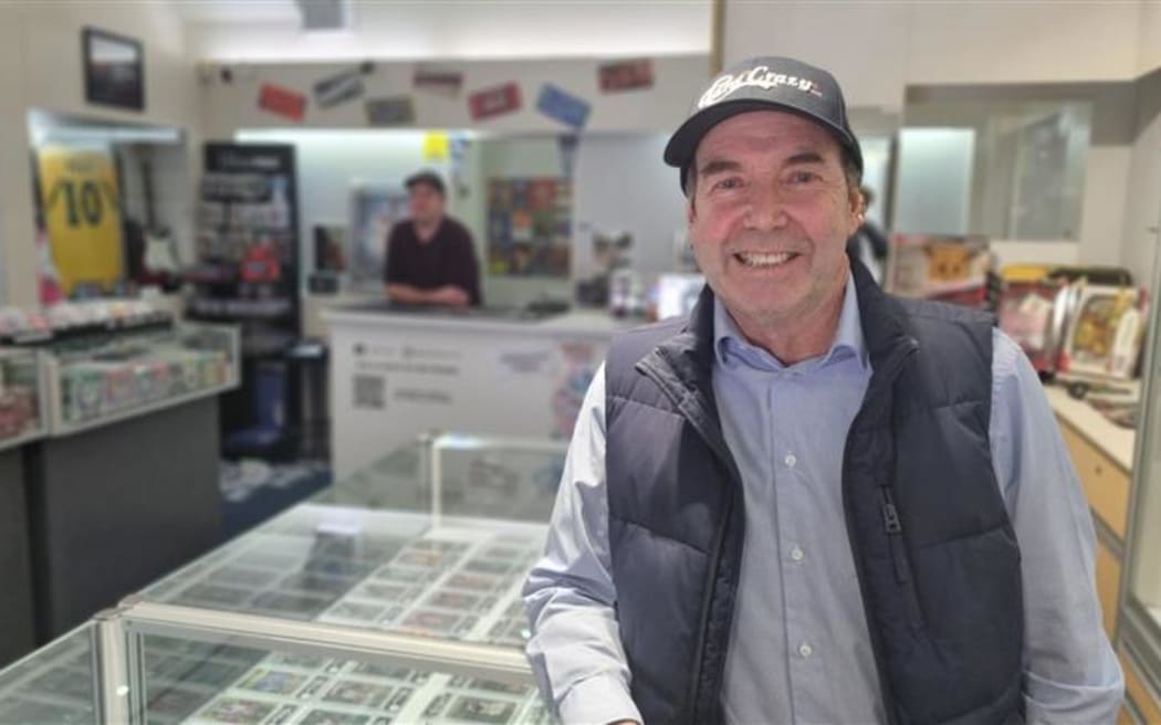 Chris Wells has been in the stamp and coin business since 1971. He credits his nephew Daniel Wells with the idea of giving sports trading cards a go.
