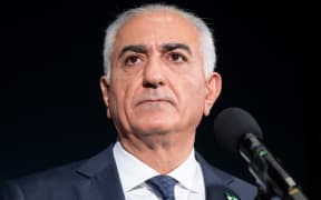 Reza Pahlavi, the US-based son of Iran's ousted former Shah Mohammed Reza Pahlavi,  speaks during a press conference at the National Press Club in Washington, DC on January 16, 2026. The son of Iran's late shah said Friday he was confident the Islamic republic would fall in the face of mass protests and called for intervention. Pahlavi has lived in exile in the United States since the 1979 Islamic revolution toppled his pro-Western father.