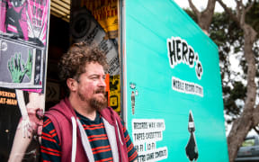 Benjamin James from Herb's Mobile Record Store