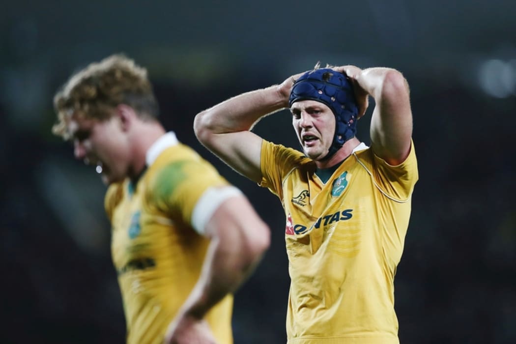 Wallabies flanker Dean Mumm after their third Bledisloe Cup Test loss to the All Blacks in October 2016