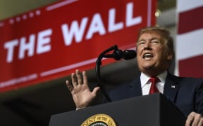 President Donald Trump speaks during a rally in El Paso, Texas, Monday, Feb. 11, 2019. (AP Photo/Susan Walsh)