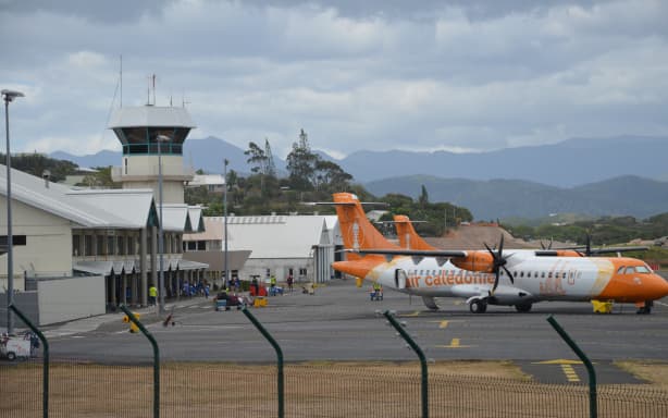 Air Caledonie aircraft at Noumea's Magenta Airport
