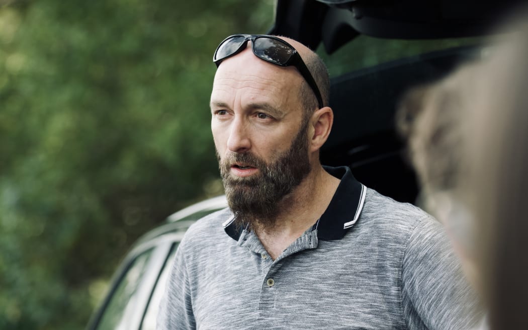 Dean Burrell is family spokesperson for the family of Alfred Helge Hansen and Gaye Carole Hansen who were found dead at their home following an attack by a ram.