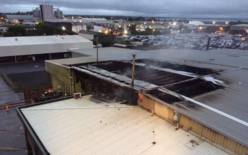 Fire out at Auckland chemical storage building | RNZ