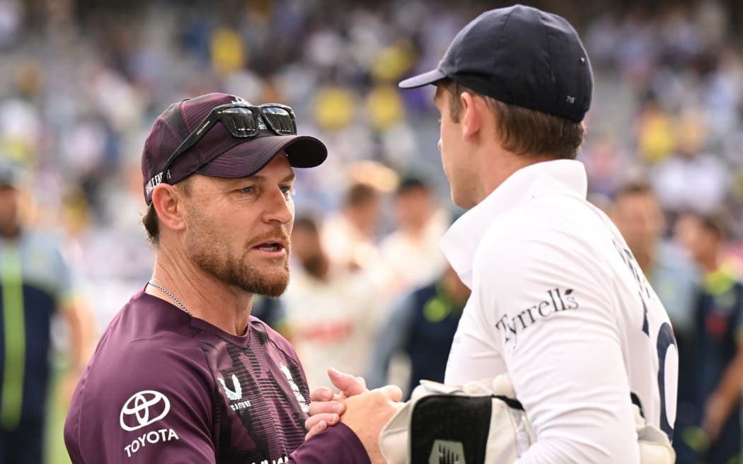 England cricket coach Brendon McCullum.