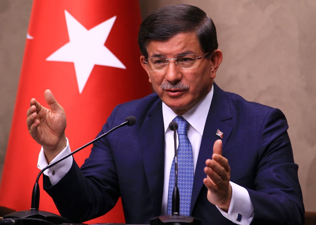 Turkish President Ahmet Davutoglu.