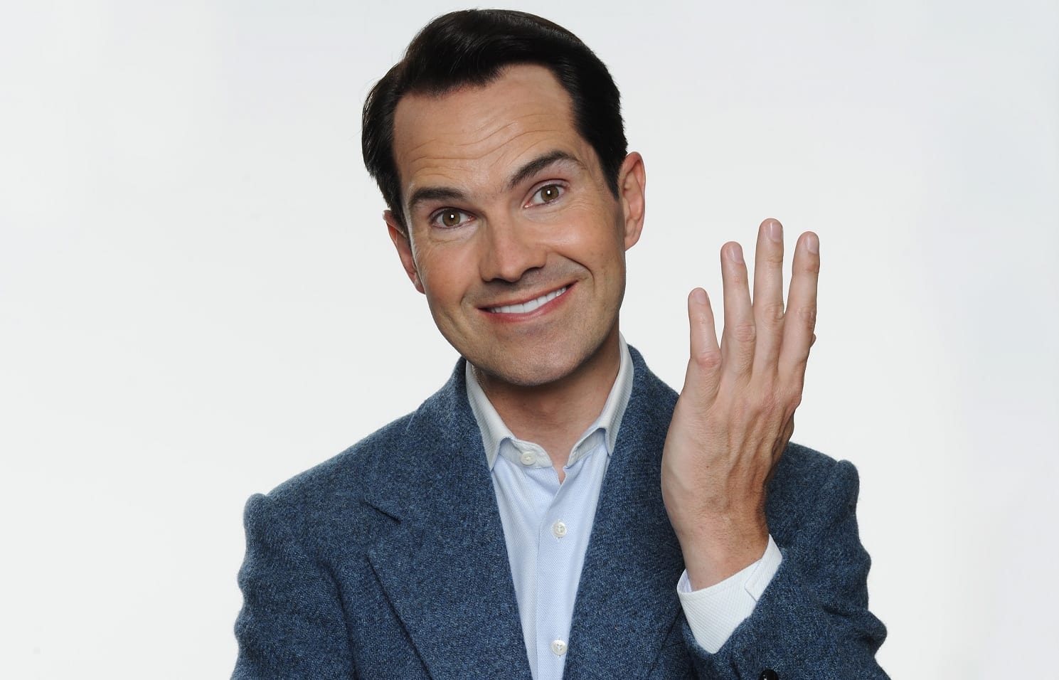 British comedian Jimmy Carr is in New Zealand for shows in January 2018.
