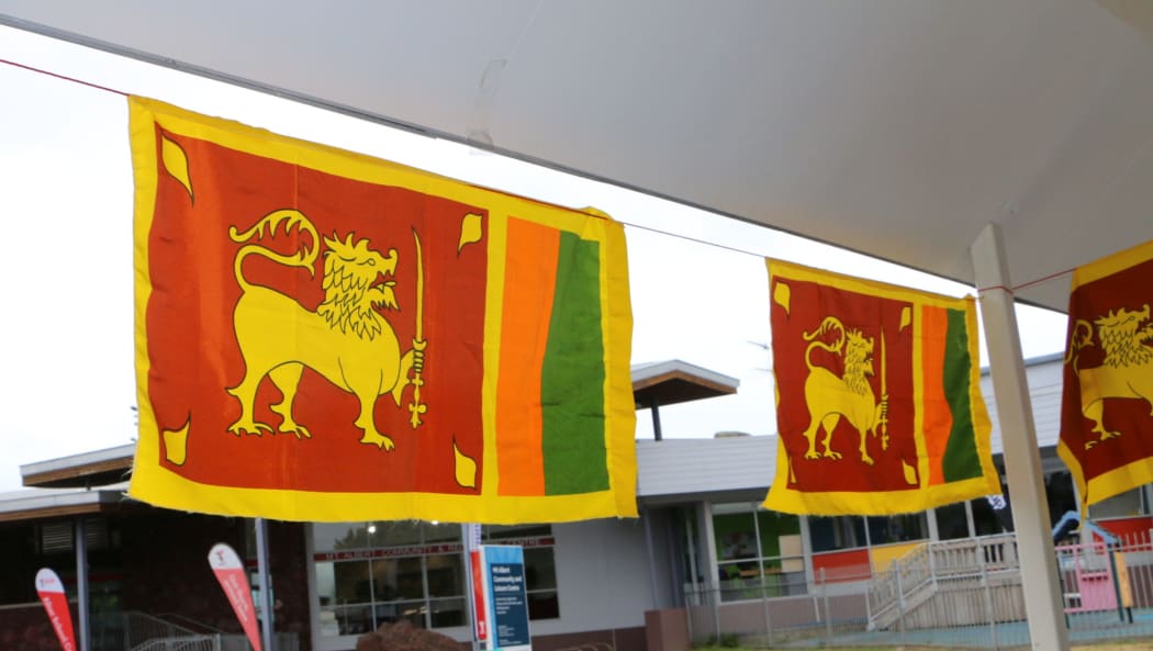 Sri Lankan flags