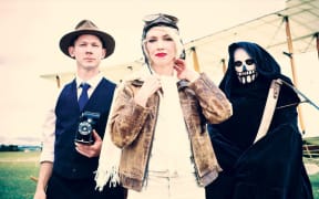 Minuit in 2025 (left to right - Paul Dodge, Ruth Carr and Ryan Beehre)