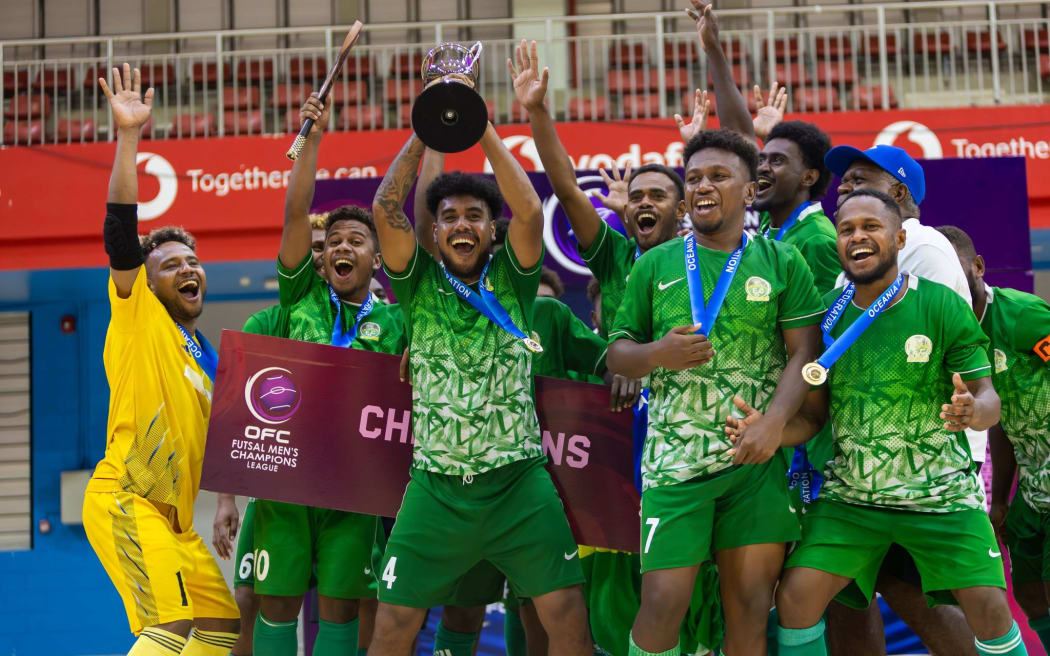 Solomon Islands club Mataks FC captured the OFC Futsal Men's Champions League 2025 title in Suva on Sunday, with an 8-7 win on penalties over Waikato Rapids.