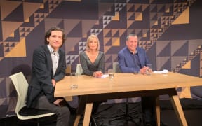 Stuff political reporter Glenn McConnell, Mihingarangi Forbes and commentator Shane Te Pou