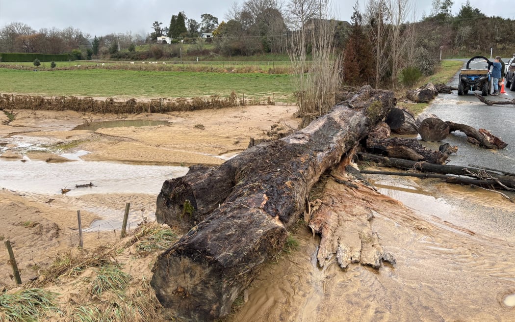 Dovedale flood damage.