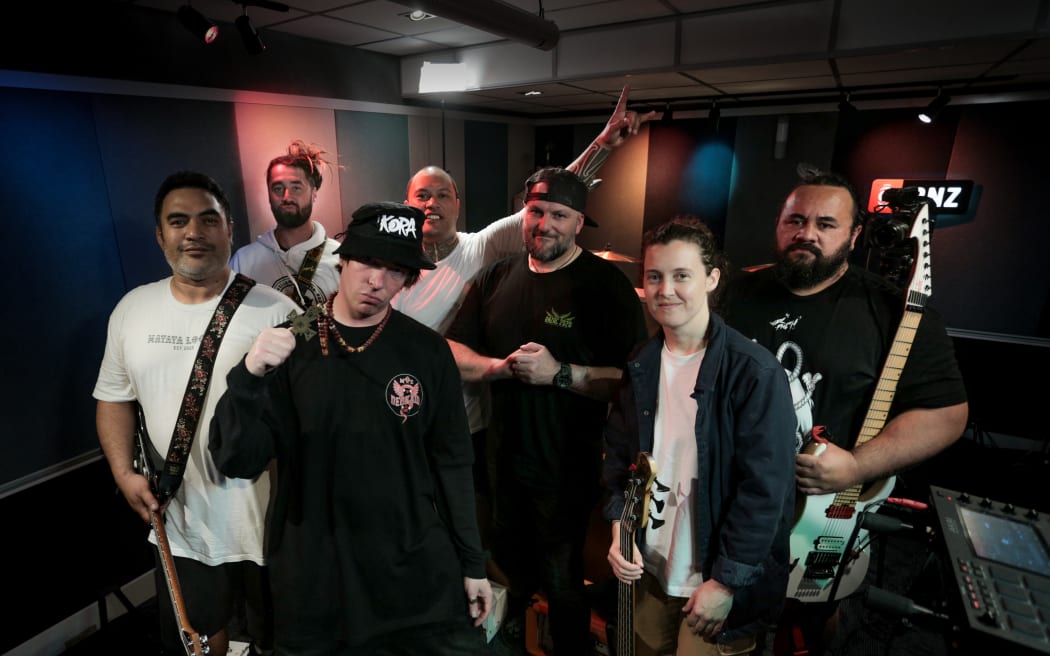 KORA live in the RNZ Auckland studio