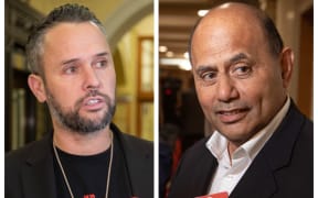 Te Pāti Māori MP Tākuta Ferris and Labour MP Willie Jackson.