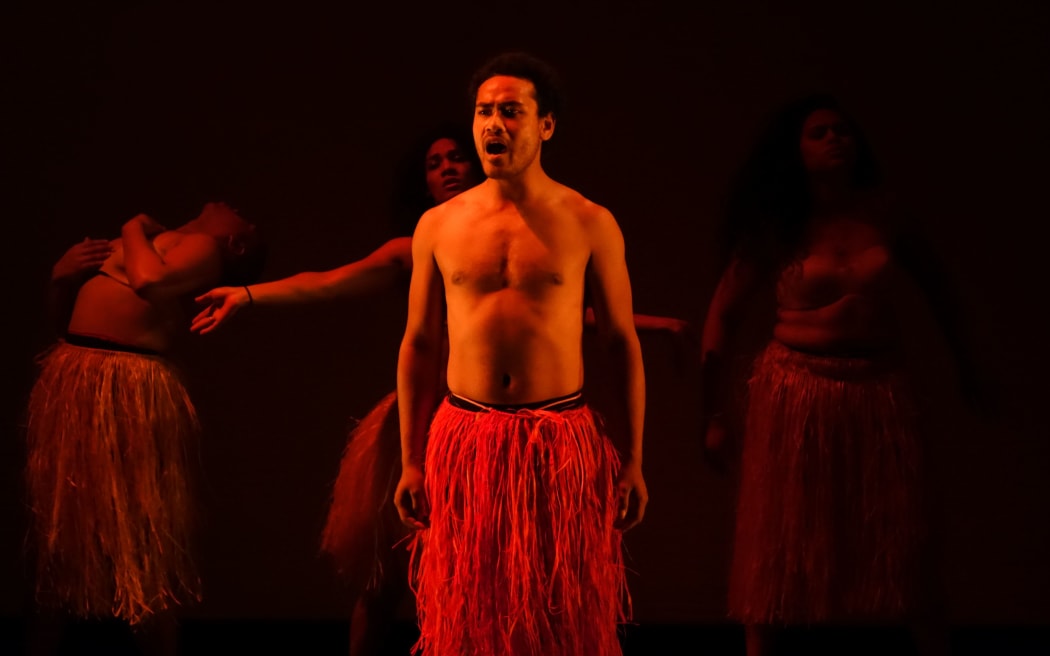 Valentino Maliko performs in Fine Fatale's 'Le Freak'.