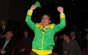 Brazil's ambassador to New Zealand, Eduardo Gradilone, acknowledges his country's equalizer.