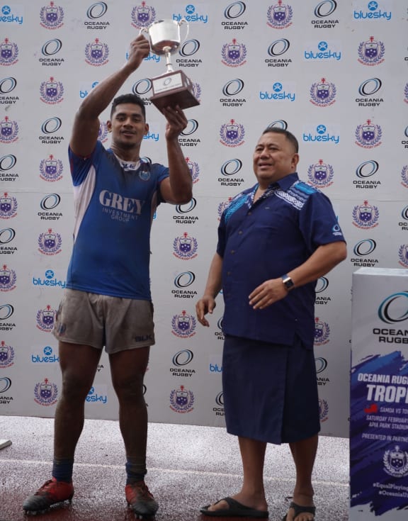Samoa Under 20 captain East Timor Fa’amatuainu scored in the win over Tonga.