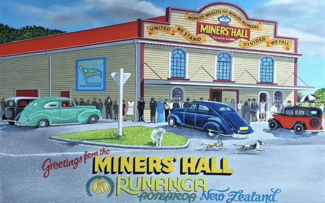 Original artwork of Hall by RMH Trustee, Les Holmes