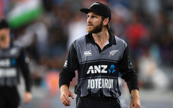 New Zealand Black Caps captain Kane Williamson at the end of the match.