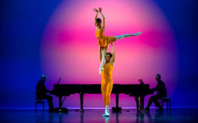 NZSD dancers Olivia Moore and Calum Gray