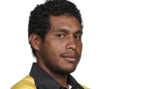 PNG fast bowler Nosiana Pokana.