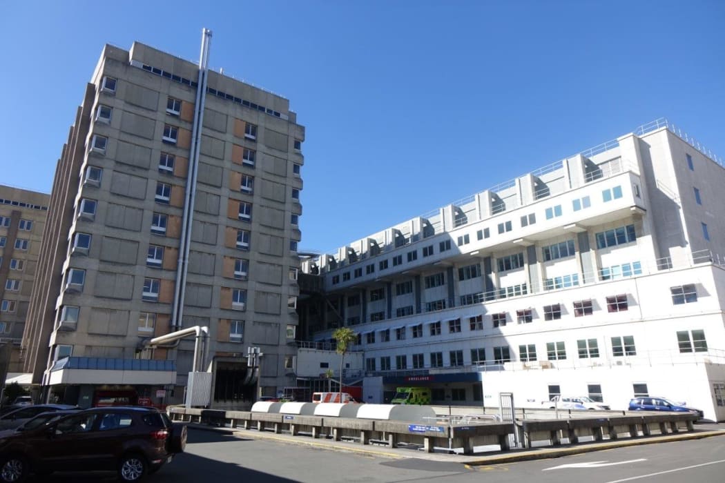 Dunedin Hospital clinical building.