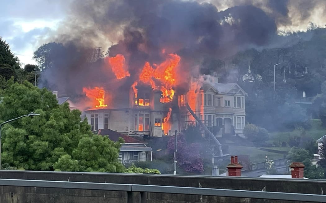 house fire in Dunedin